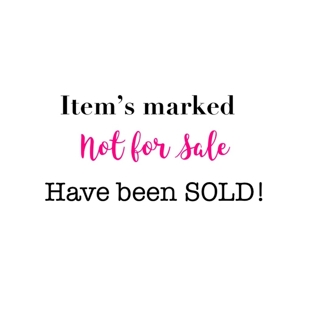 If it’s marked “Not for Sale”
